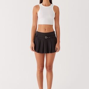 Peppermayo Black Pleated Skirt NEW